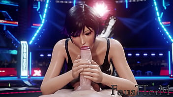 Preview 4 of Pasthon Aunties With Cry - Reina On Stage (Blowjob Animation)