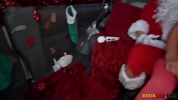 Preview 1 of Xxxgaycom - Ashley Alexander Find Santa in Bus