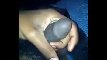 Preview 2 of Big Black Unsupported Cock - Jackin off my little dick