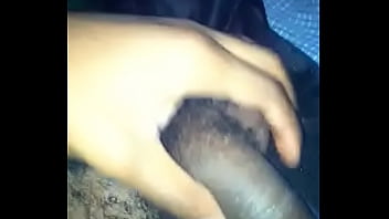 Preview 3 of Big Black Unsupported Cock - Jackin off my little dick