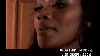 Preview 1 of Mankiporn - Black milf seduces him in the kitchen