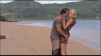 Preview 4 of Boyish Girl Rape - On the Tropical Beach Justine Joins Some Men and Gets Boned