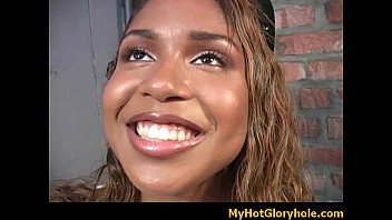 Preview 2 of Personal Tution - Glory gloryhole Black women sucking her first white dick 5
