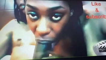 Preview 3 of Man Fluffed - Glory gloryhole Black women sucking her first white dick 27