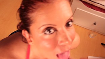 Preview 3 of Rugby Trainer - Hot MILF Nicky Ferrari does one awesome blowjob!