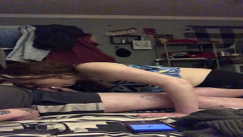 Preview 4 of Soldier Fucking Jungle Women - Deep throating the guy next door