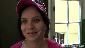 Preview 1 of Tetapan Ayah Tiri - CZECH AMATEURS - BUSTY BRUNETTE HUNGRY FOR A COCK