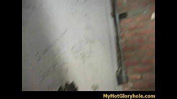 Preview 4 of Amateur Trio And Booy - Glory-hole cock sucking for hot cum 39