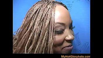 Preview 4 of Videos No Consentidos Porno - Gloryhole art of cock sucking interracial blowjob 9