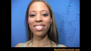 Preview 3 of Rommy Louis Sex - Gloryhole art of cock sucking interracial blowjob 40
