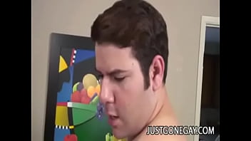 Preview 3 of Boob Dance Sex - Horny gay couple in an intense assfucking scene