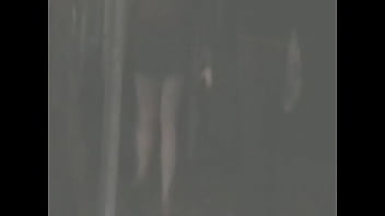 Preview 4 of Mom Reif Son - Sexy walk blonde in mini skirt slow motion