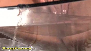 Preview 4 of Violet Myers Hijab - Trashy teen stunner dildo pussy and piss