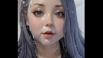 Preview 3 of Xxx Cousant - The Art Face Painting (100 Ai Facials)