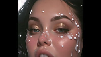 Preview 4 of Xxx Cousant - The Art Face Painting (100 Ai Facials)