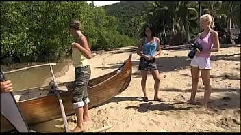 Preview 3 of Hot Big Boobs Mom And Son Sex - Lauren Has Hardcore Anal Sex on a Beautiful Tropical Beach