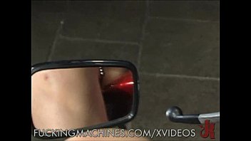 Preview 3 of Ultra Pov Cute Iphone - Babe Plays With Her Pussy on a Motorcycle