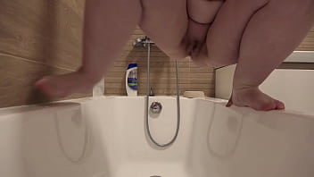 Preview 4 of Fmly Porn Video - Piss in white panties. Curvy MILF shows off her panties,  then urinates. Amateur dirty fetish. PAWG.