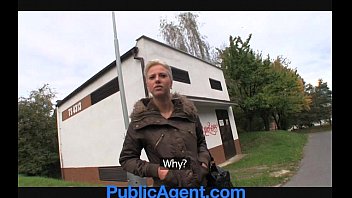 Preview 1 of Jenny Puebla - PublicAgent Cute Blonde fucks me in the shop cellar