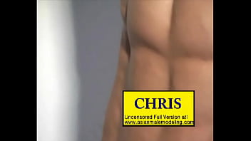Preview 1 of Tight Qnal - Asian Male Model Chris