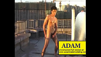 Preview 1 of Uncensored Beeg Chick Gloryhole - Asian Male Model Adam