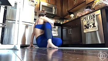 Preview 1 of Brother And Sister Bondage - Dani Daniels Yoga Pants Dildo Fuck