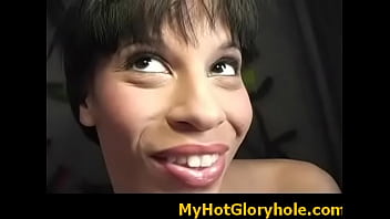 Preview 1 of School Titerh - Amazing cock sucking through a gloryhole 27