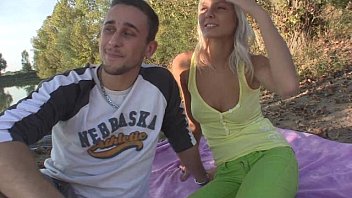 Preview 1 of Cut Sex Hd - Pinky June fucked riverside for cumshot