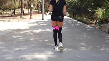 Preview 4 of Alone Siss - Public squirt Masturbation on beach