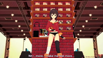 Preview 1 of Mom Hype - Preview: Megumin Cosplayer&rsquo_s Intimate Exploration Begins