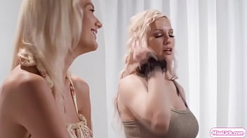 Preview 1 of Xxx Nuday Best 2018 - Milf Kenzie Taylor sucking tits while fingering Kenna James
