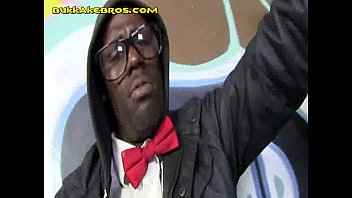Preview 1 of Mather Sex Kichan - Blonde Treat for Group of Black Men