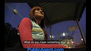 Preview 2 of Clit Orgasm Chubby - PublicAgent Lucy Gets my big cock in her behind the train station.
