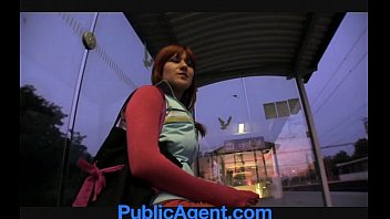 Preview 1 of Clit Orgasm Chubby - PublicAgent Lucy Gets my big cock in her behind the train station.
