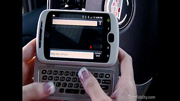 Preview 1 of Xxx Bemalt - Annoying Texting Teen Gagged and Fucked Hard