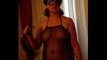 Preview 1 of Vintage Lesbos - Masked Mature sucks off hubby