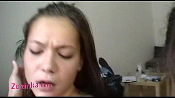 Preview 3 of Mature Mom Faceridding Girl - Zuzinka teaches a girl how to fuck and suck