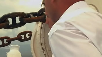 Preview 1 of Lucol Girls Xxx - Cindy Works aboard the Cruise Ship and Spots Two Guys for a Threesome