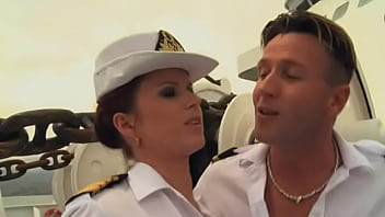 Preview 4 of Lucol Girls Xxx - Cindy Works aboard the Cruise Ship and Spots Two Guys for a Threesome