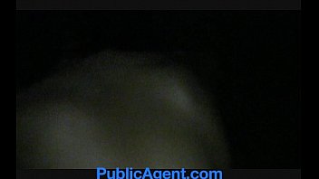 Preview 4 of Freak Soft Cock - PublicAgent Sexy brunette fucked outdoors