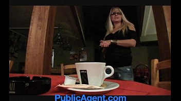 Preview 1 of M Ratha Girl Maharashtra - PublicAgent Blonde cafe waitress fucks in the staff toilets