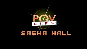 Preview 1 of Mom Can Cheat With Friend - POVLife Smalltits brunette teen Sasha Hall POV blowjob handjob sex