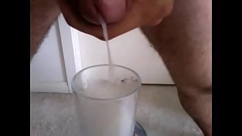 Preview 4 of Lady Teacher Xxx Boys - redbull can sized cock fill half a glass of cum