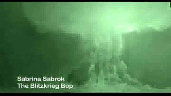 Preview 4 of Lezdom Foot - Sabrina Sabrok - The Blitzkrieg Bop (Official Video Clip) Rockstar largest Boobs