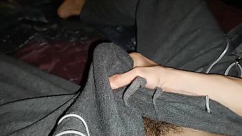 Preview 1 of Pussycat And Dog - A powerful penis flows abundantly to the sounds of the fireplace no hands