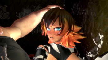 Preview 3 of India Images - Anime Cow girl pounded hard against the Cage