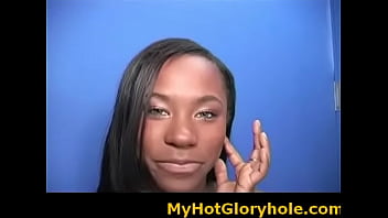 Preview 1 of Young White Couple Black Master - Gloryhole3