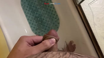 Preview 4 of Arbe Sexxx Bag Bubeez - pissing in my shower