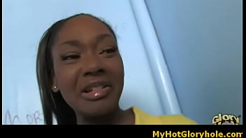 Preview 1 of Melayu Pornjam Sex - Black girl get initiated into art of blowjob Gloryhole 3