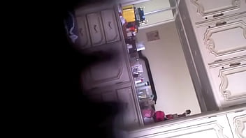 Preview 2 of Asian Dad Real - Spying on mom while she is naked